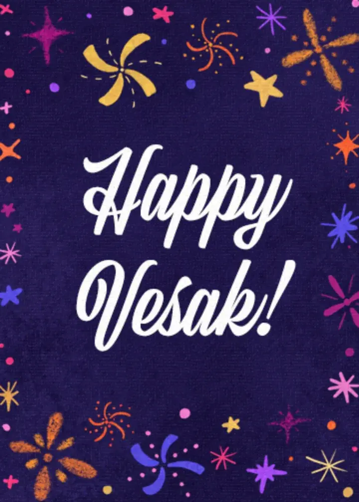 Vesak Greetings card image