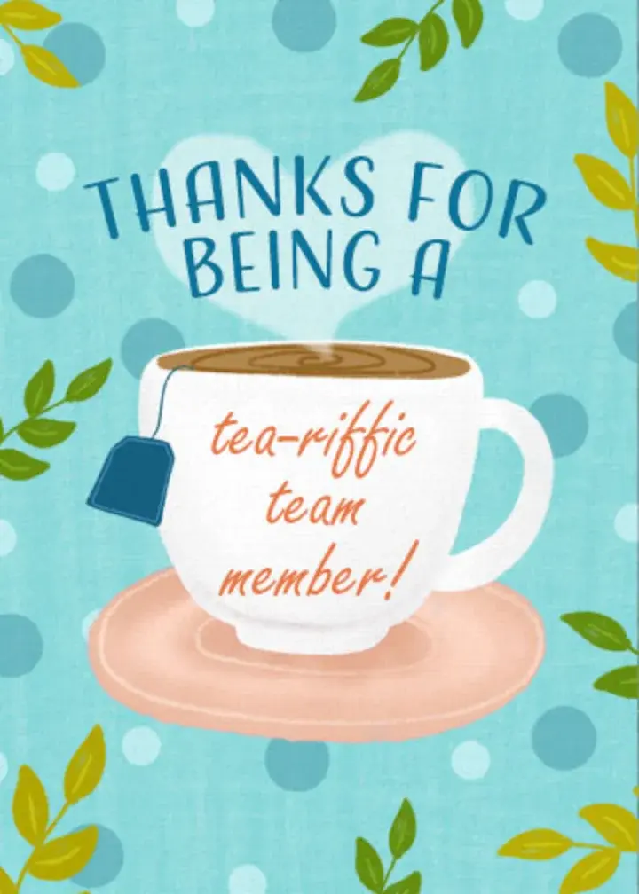 Tea-riffic Team Member card image