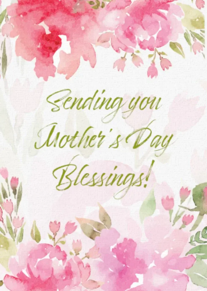 Mother's Day Blessings card image