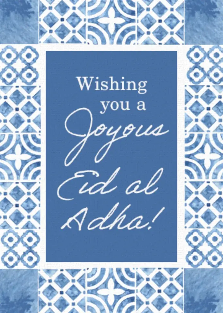 Eid Mosaic card image