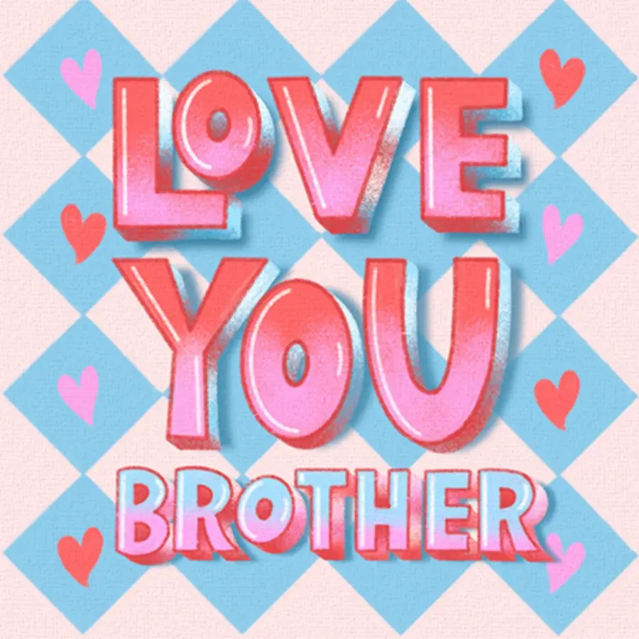 Love You Brother's Day card image