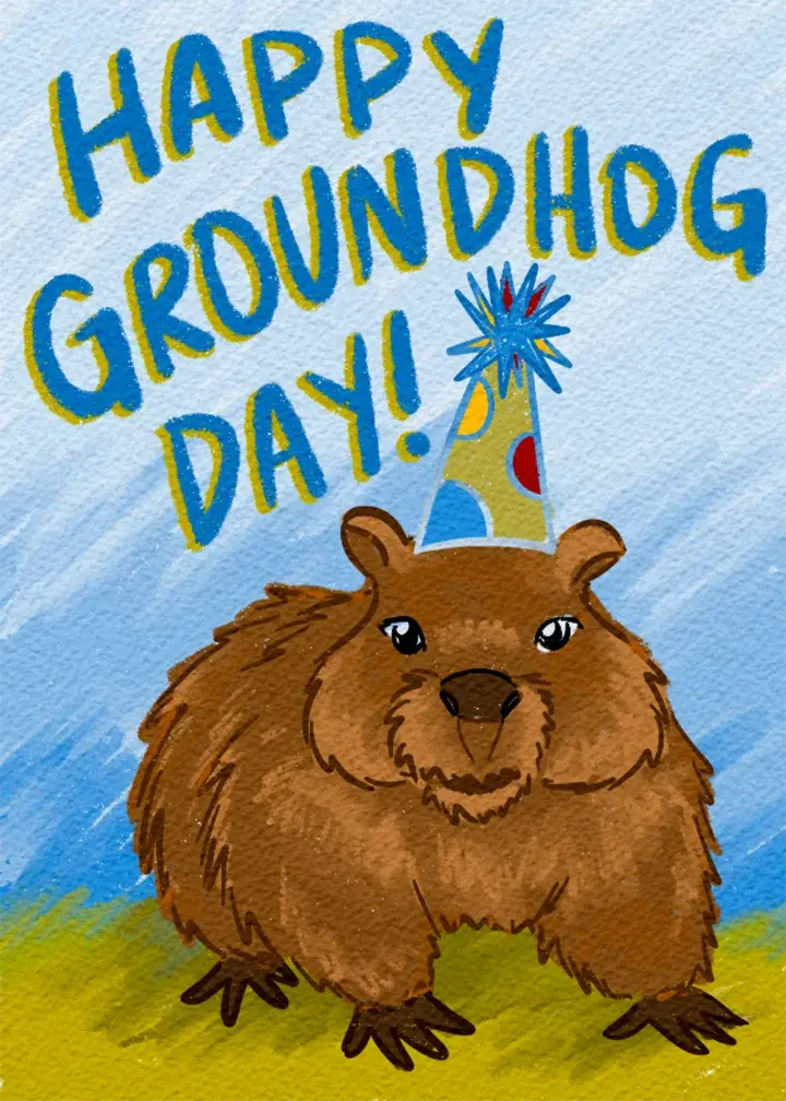 Groundhog Day card image