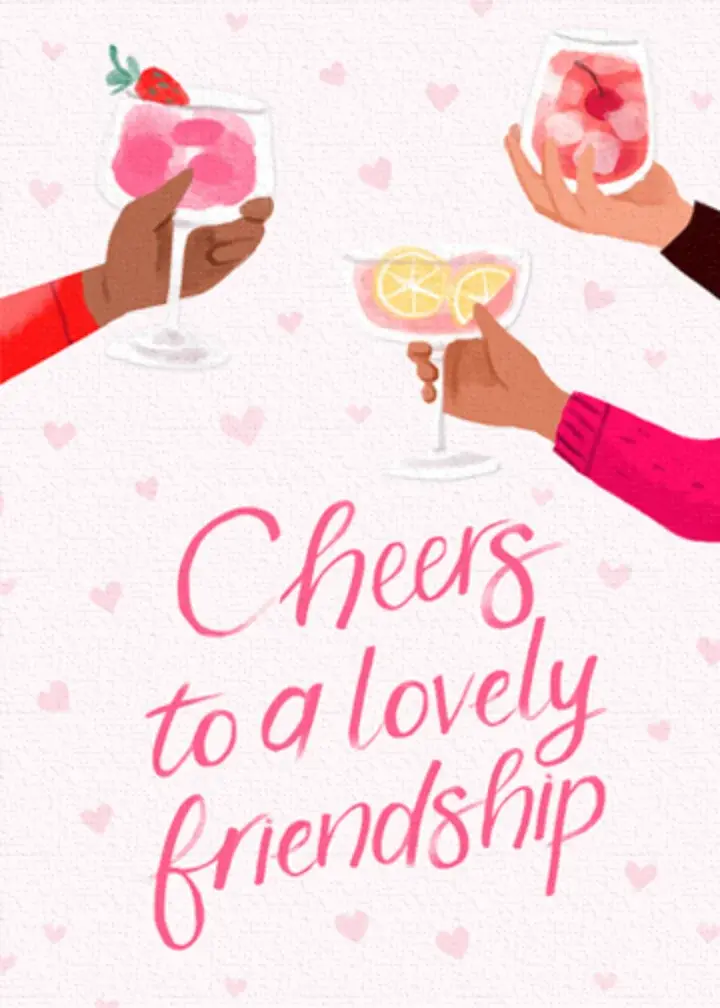 Cheers Bestie card image