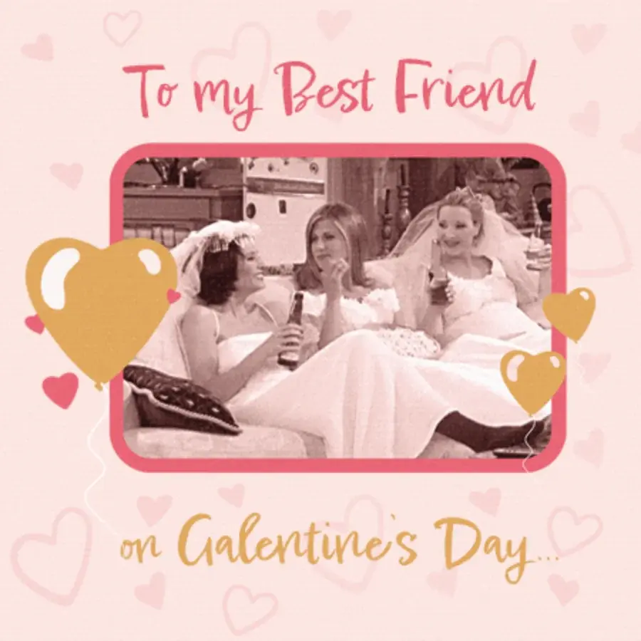 Friends Galentine Day card image