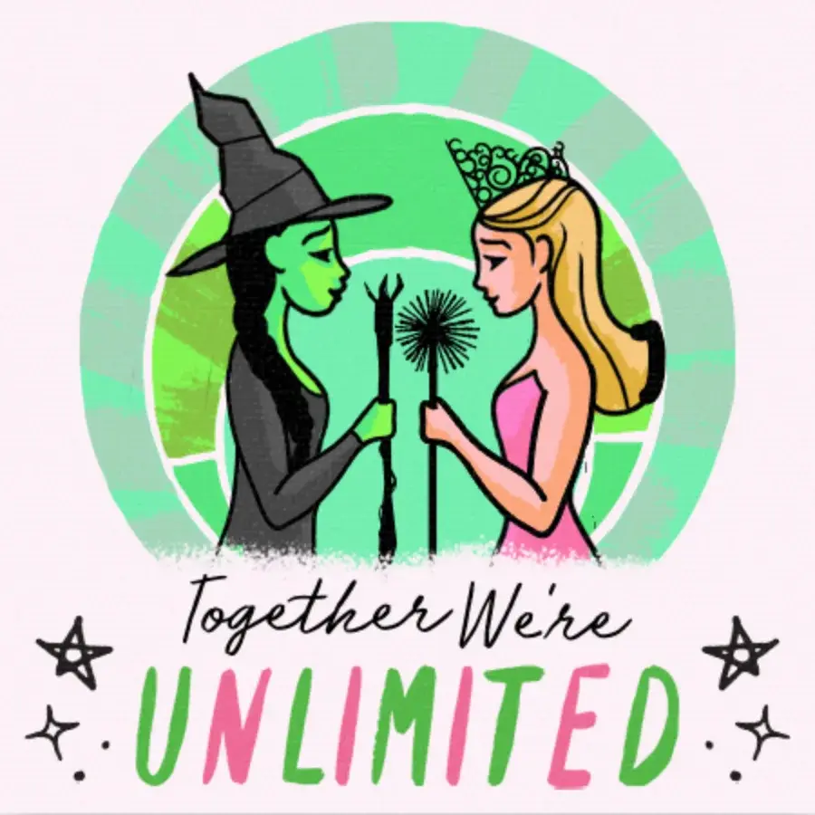 Wicked | Happy Galentine's Day card image