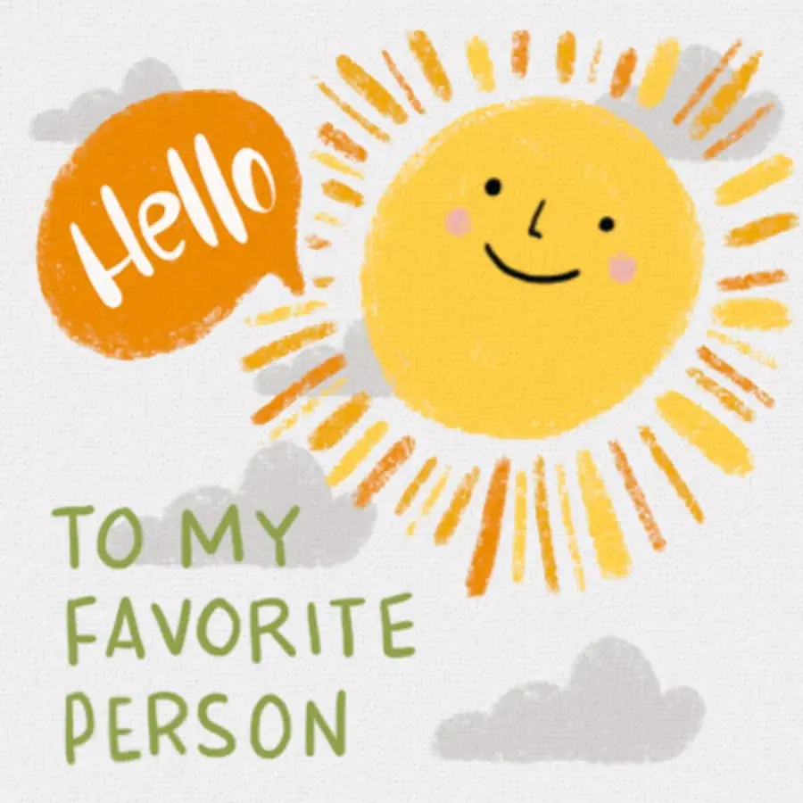 Hello Sunshine card image