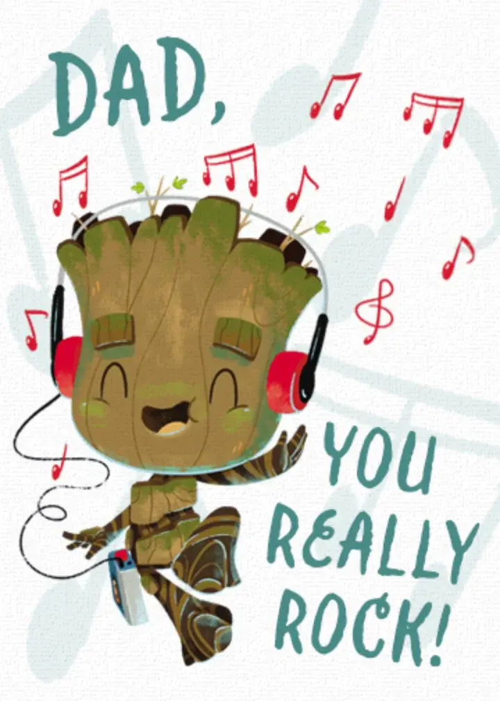 Groot | Father's Day Rock card image