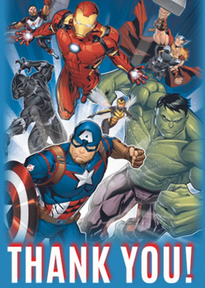 Avengers | Thanks card image
