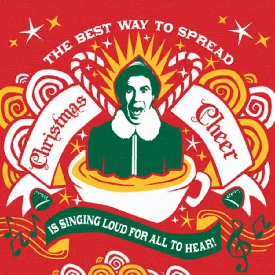 Elf Merry Christmas Cheer card image