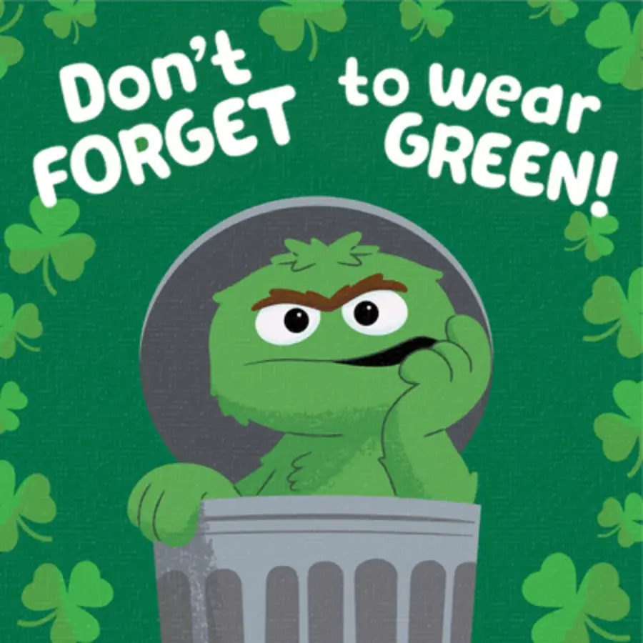 Sesame | Green and Grouchy card image
