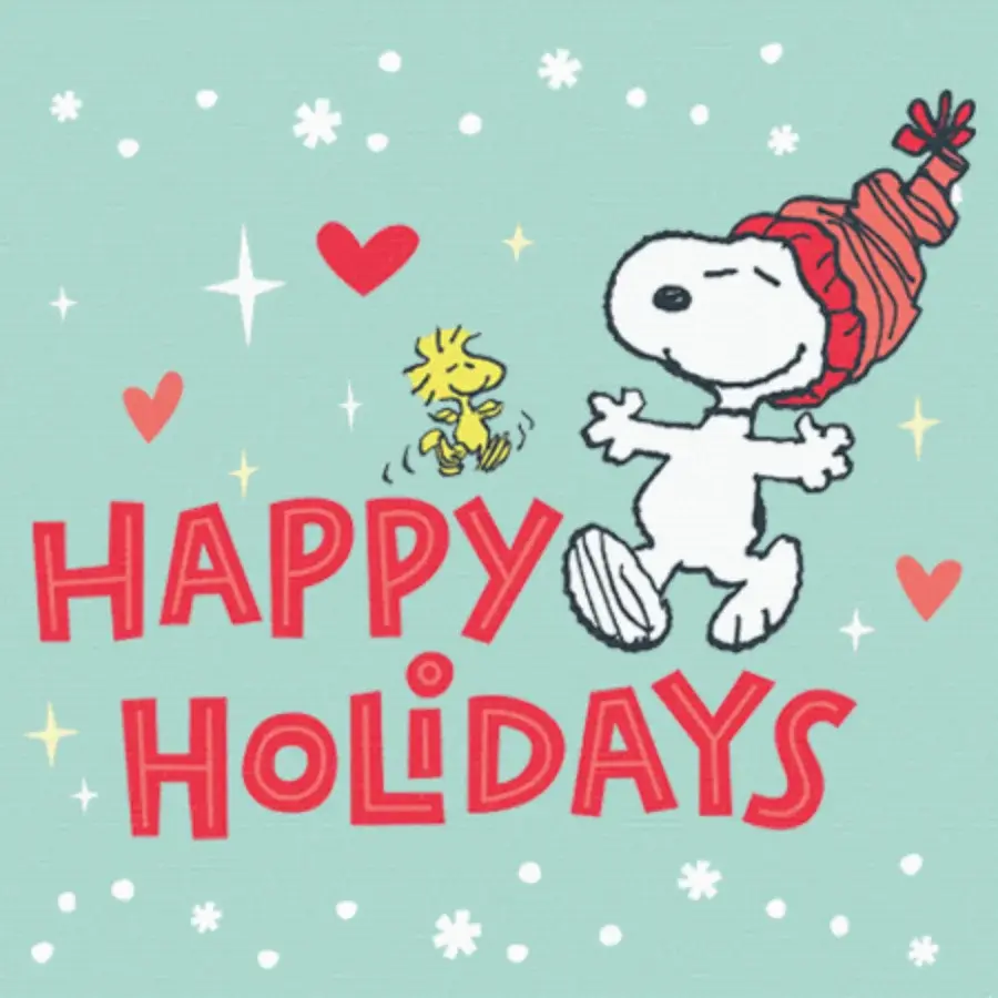 Peanuts | Holiday Snoopy card image