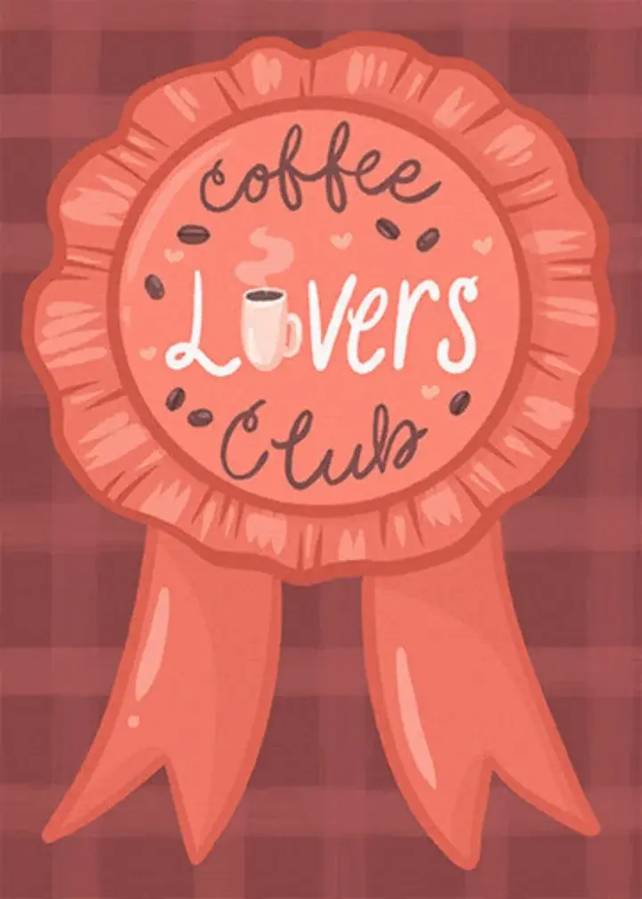 Coffee Club Ribbon card image