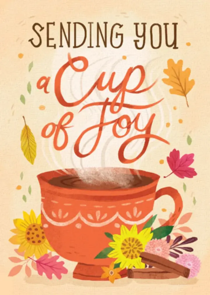 Fall Cup of Joy card image