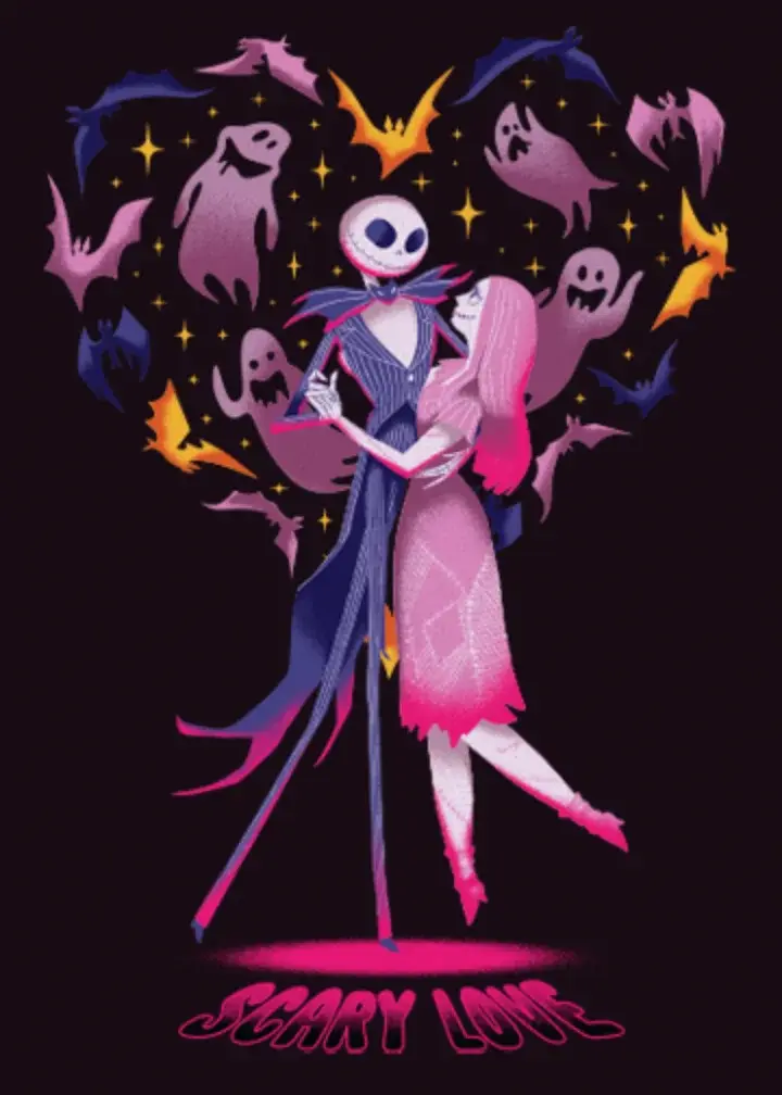 Jack & Sally Anniversary card image