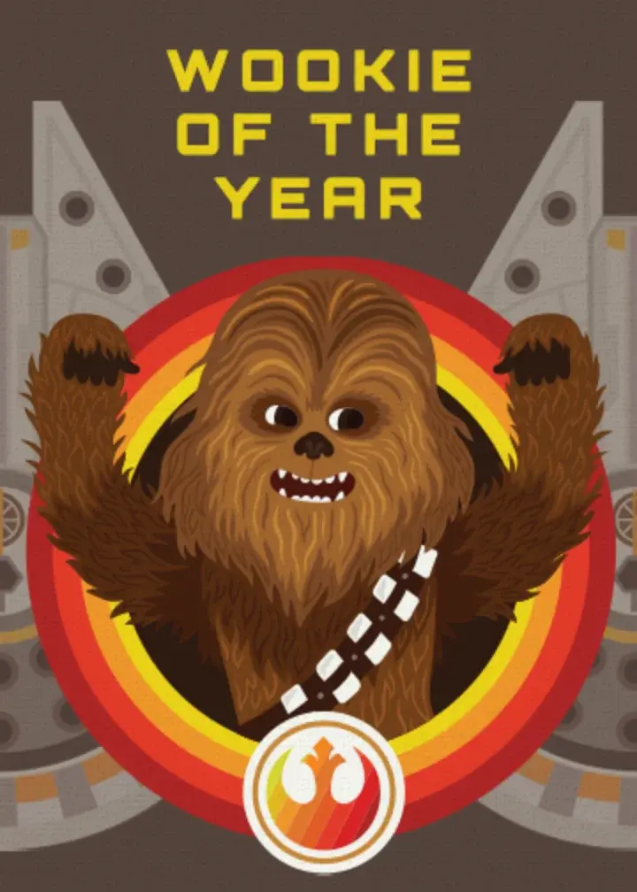 Star Wars Chewbacca card image