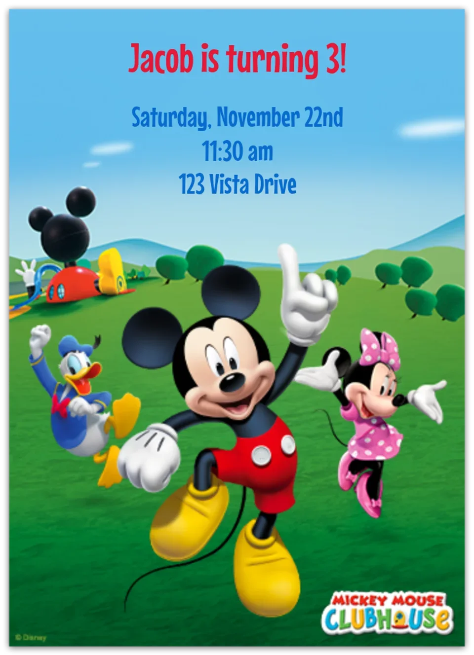Mickey Mouse Clubhouse card image