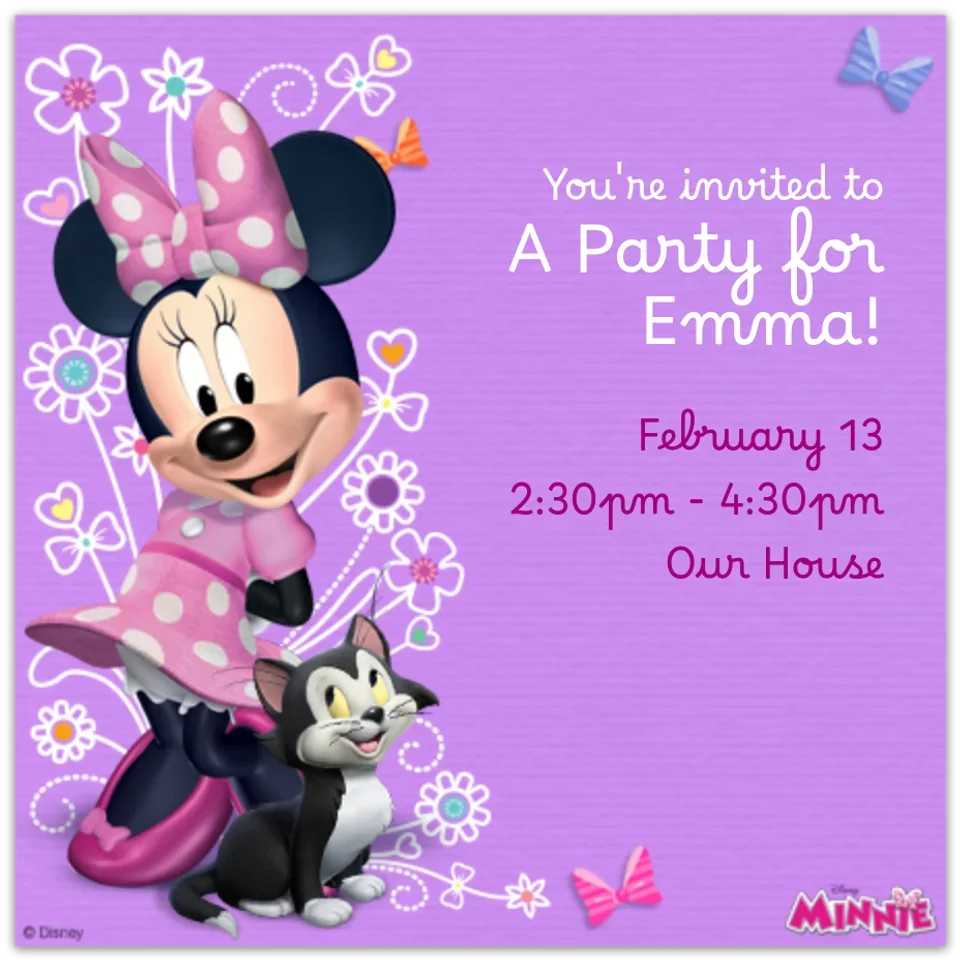 Minnie Mouse card image