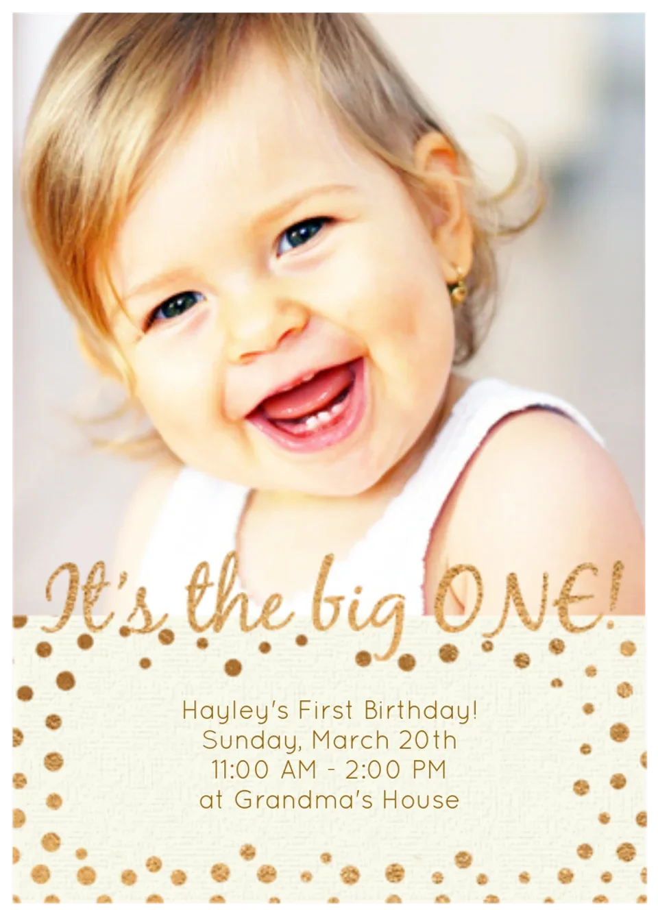 The Big One Photo card image