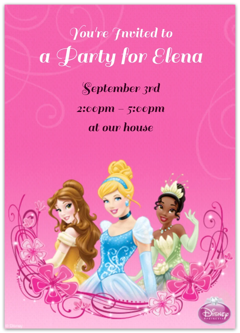 Disney Princess card image