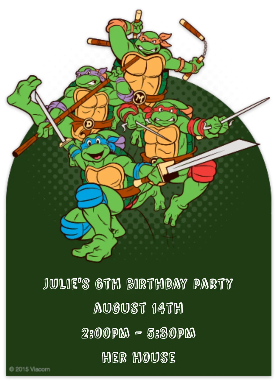 TMNT Classic Action Pose card image