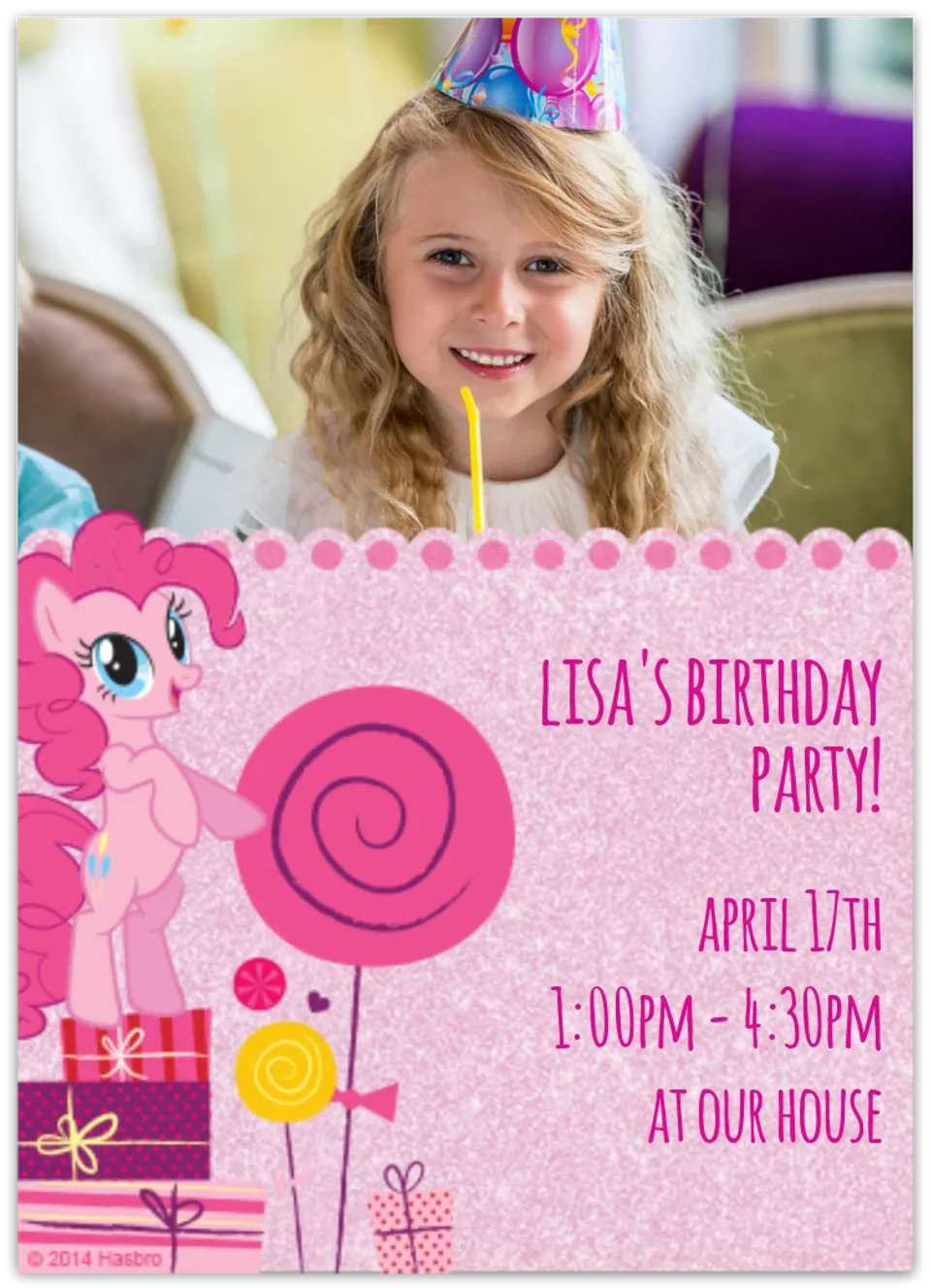 Pinkie Pie Photo card image