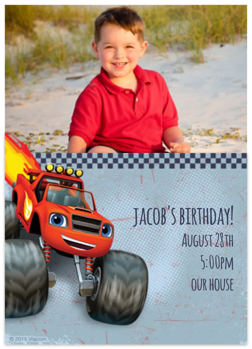 Blaze Photo card image