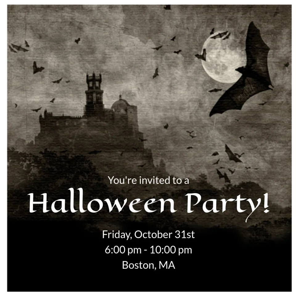 Spooky Bats card image