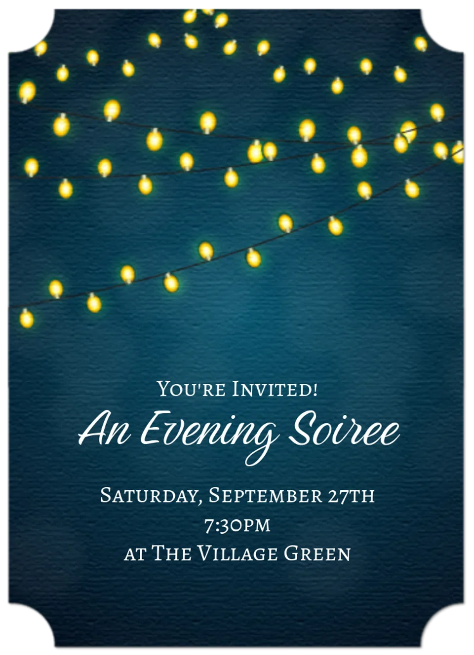 Evening Celebration card image