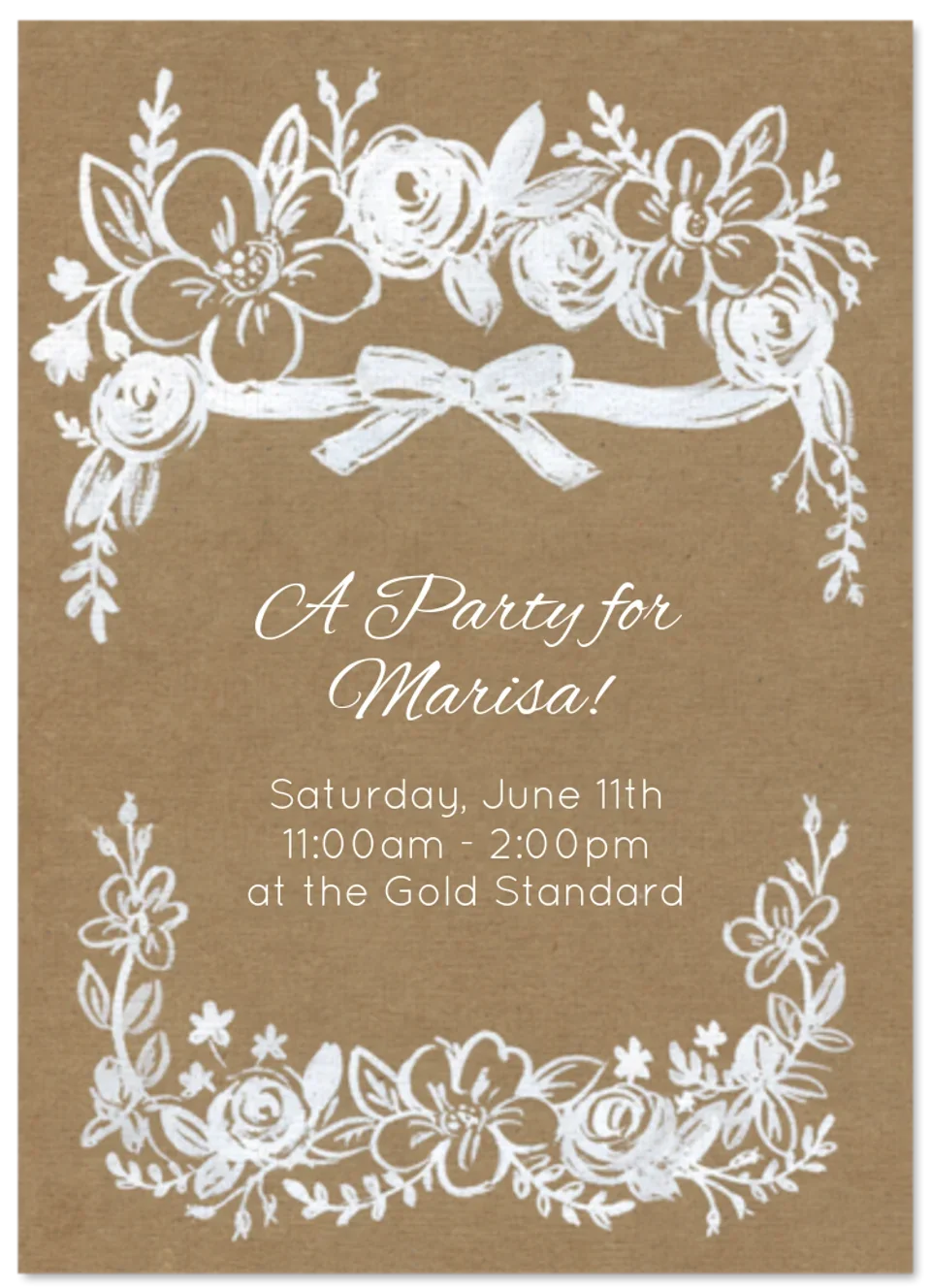 Rustic Floral card image