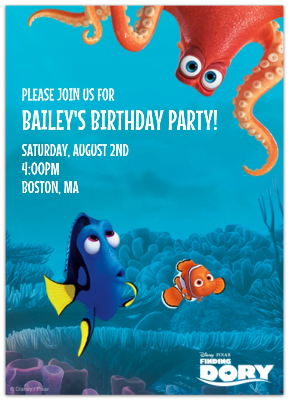 Finding Dory Friends card image