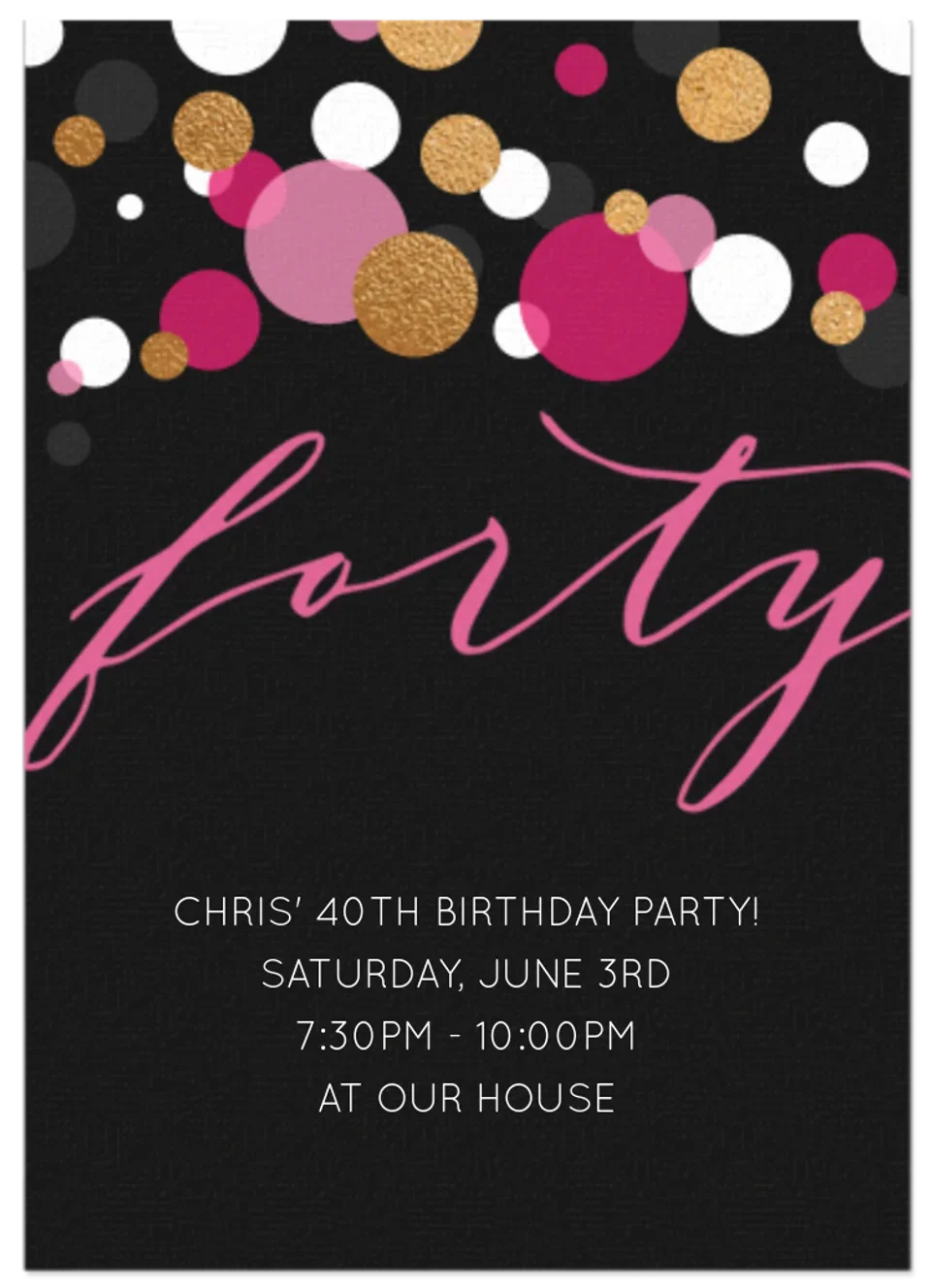 Forty Pink card image