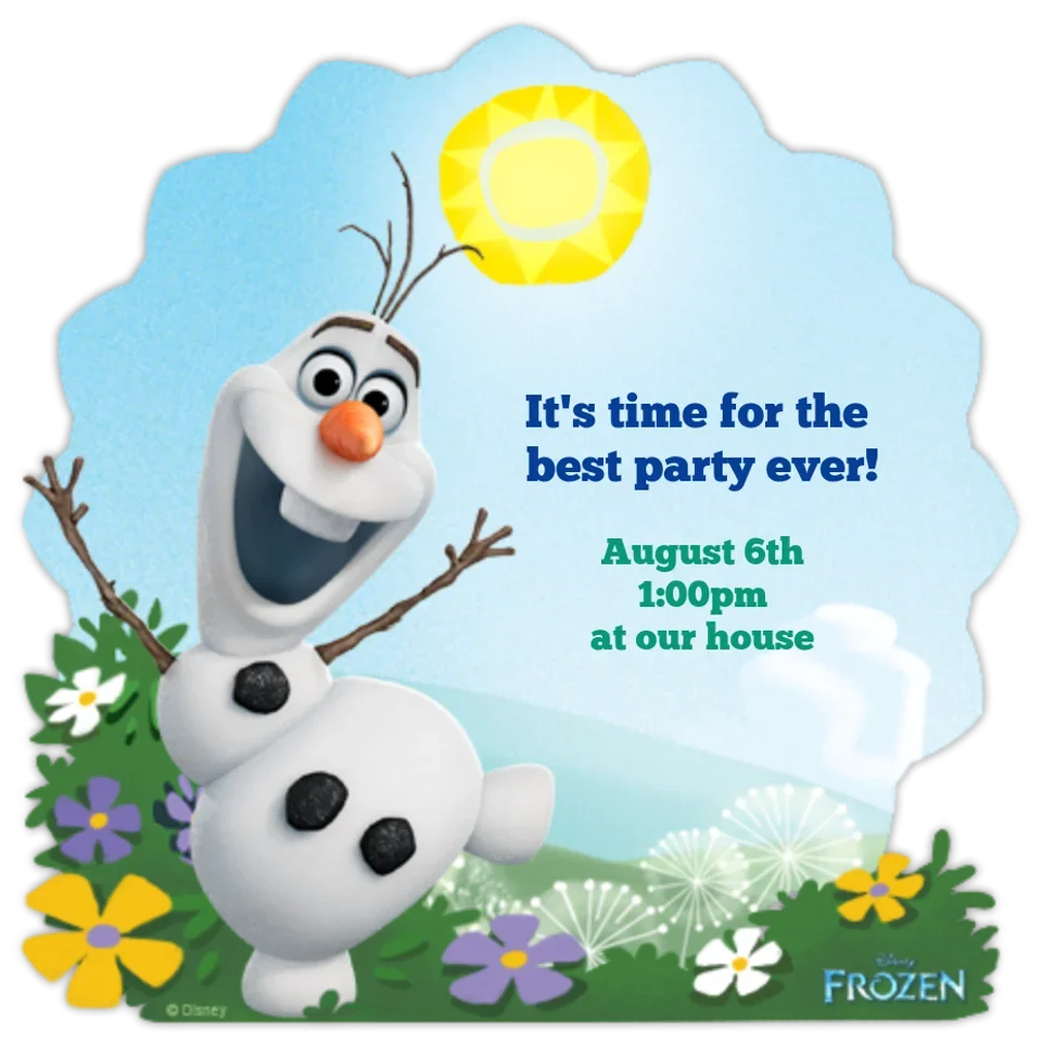 Frozen Olaf card image