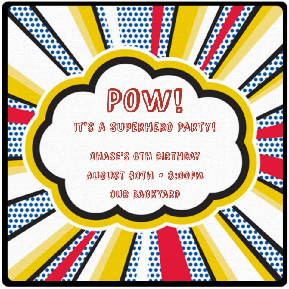 Superhero Blast card image