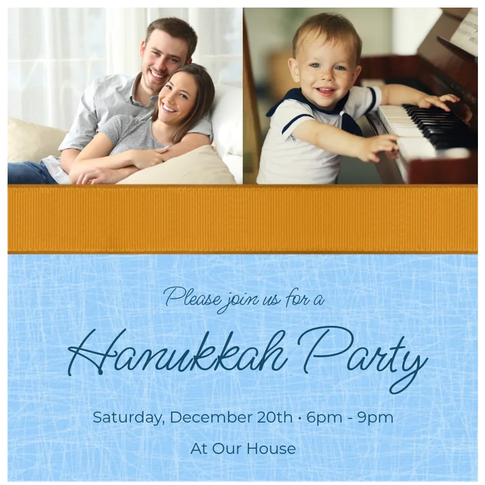 Happy Hanukkah card image