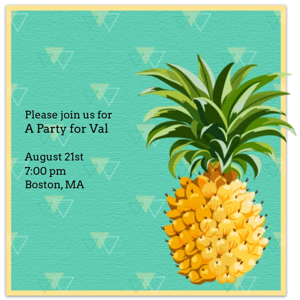 Tiki Pineapple card image