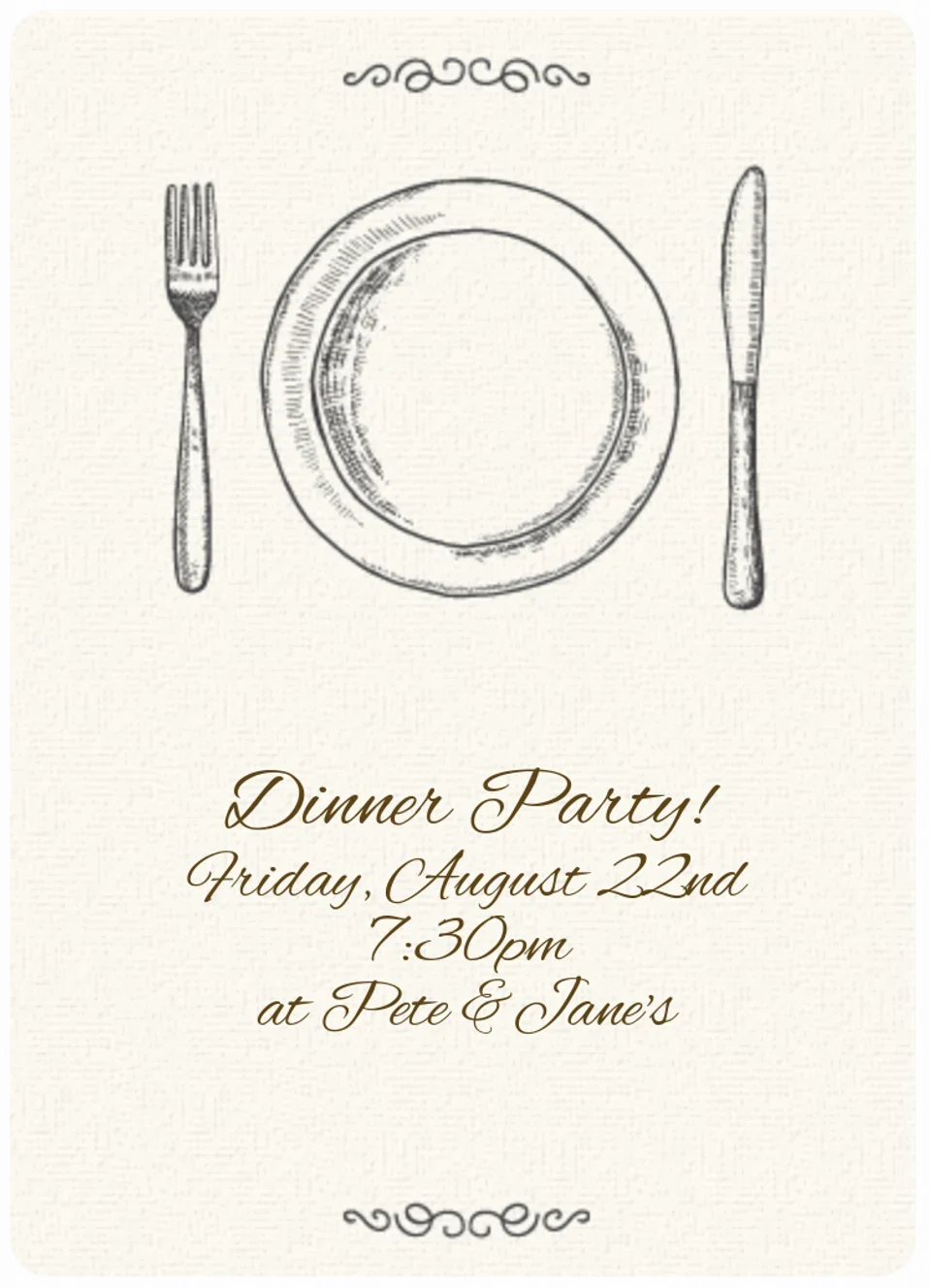 Dinner Table card image