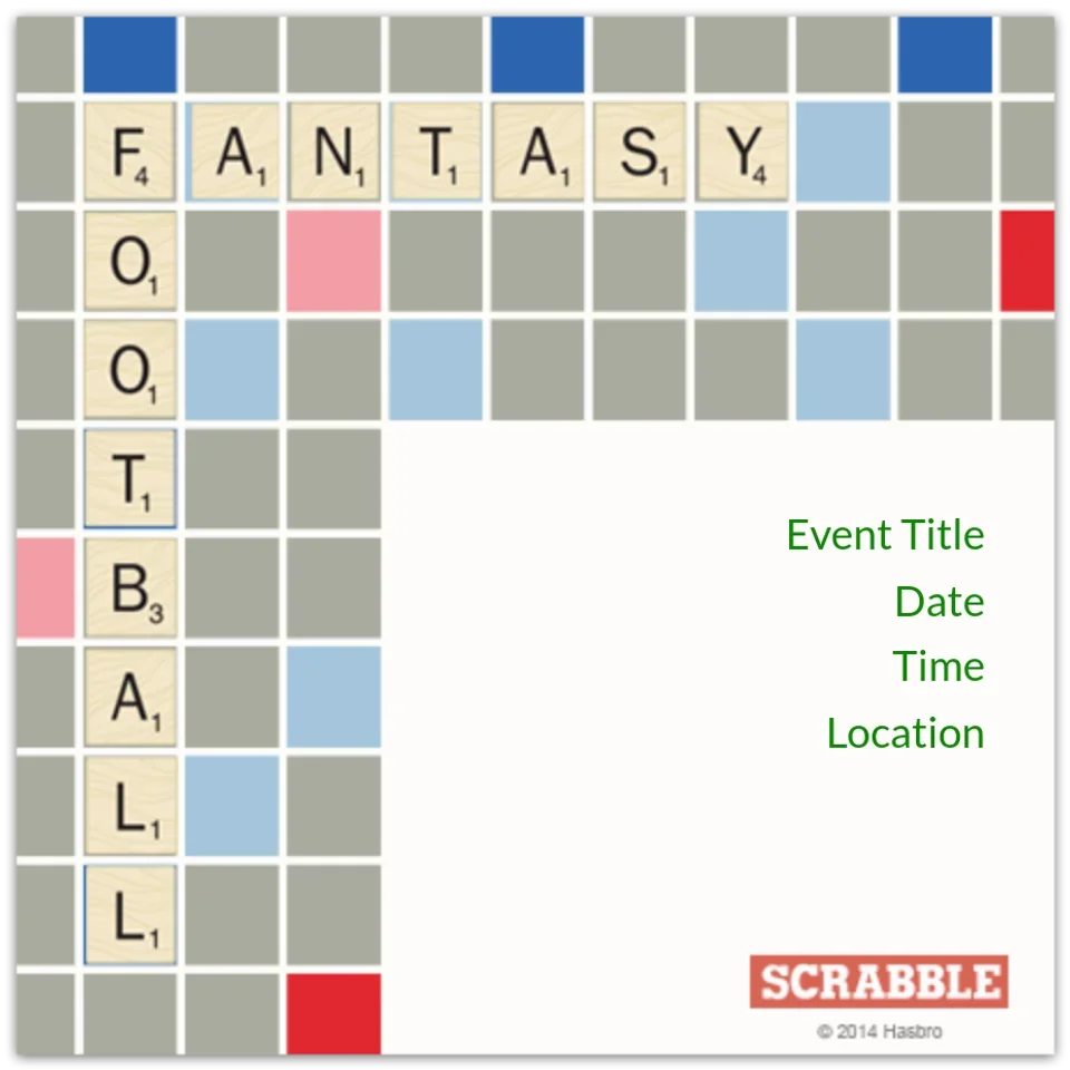 Scrabble Football card image