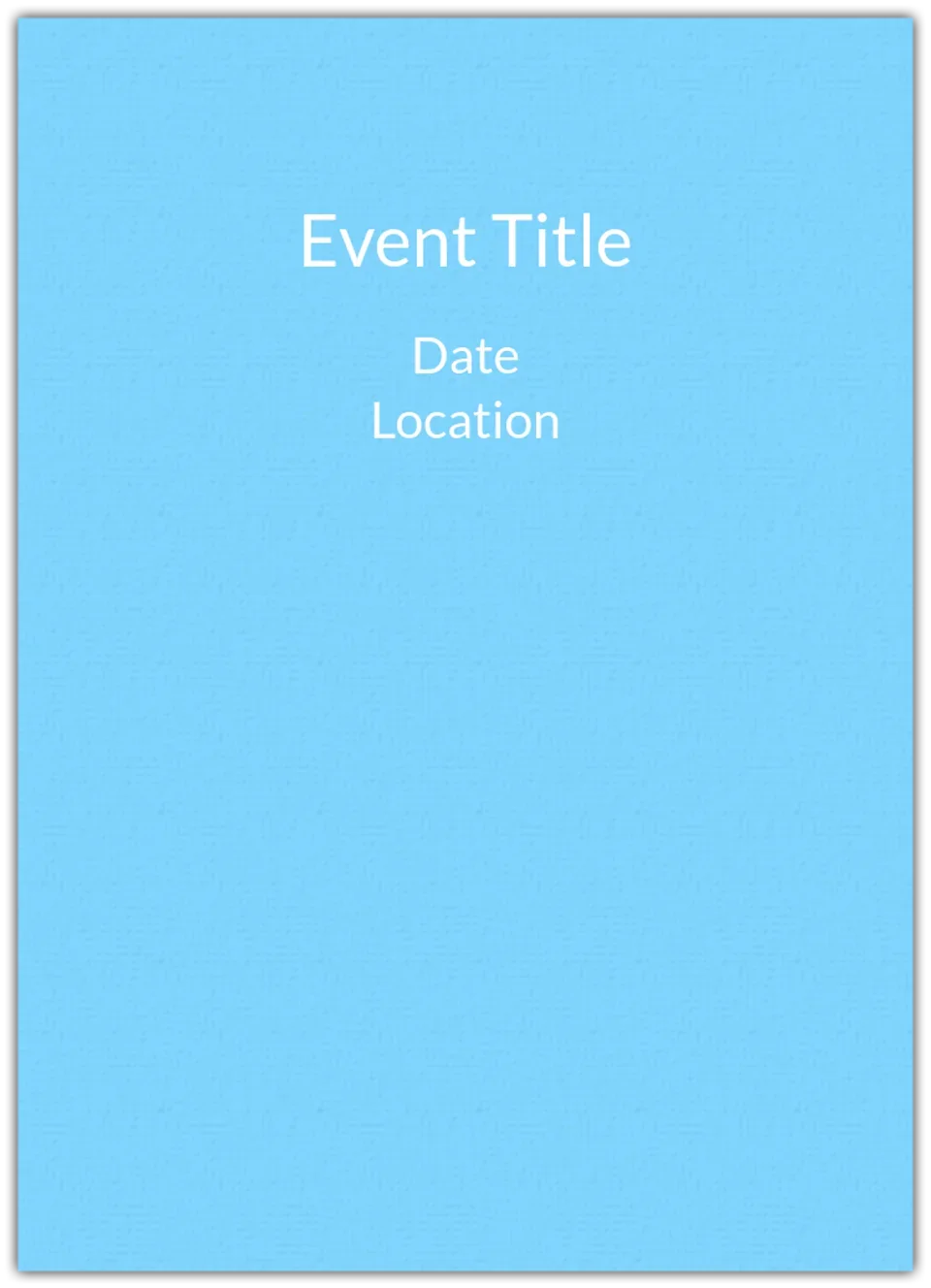 Light Blue card image