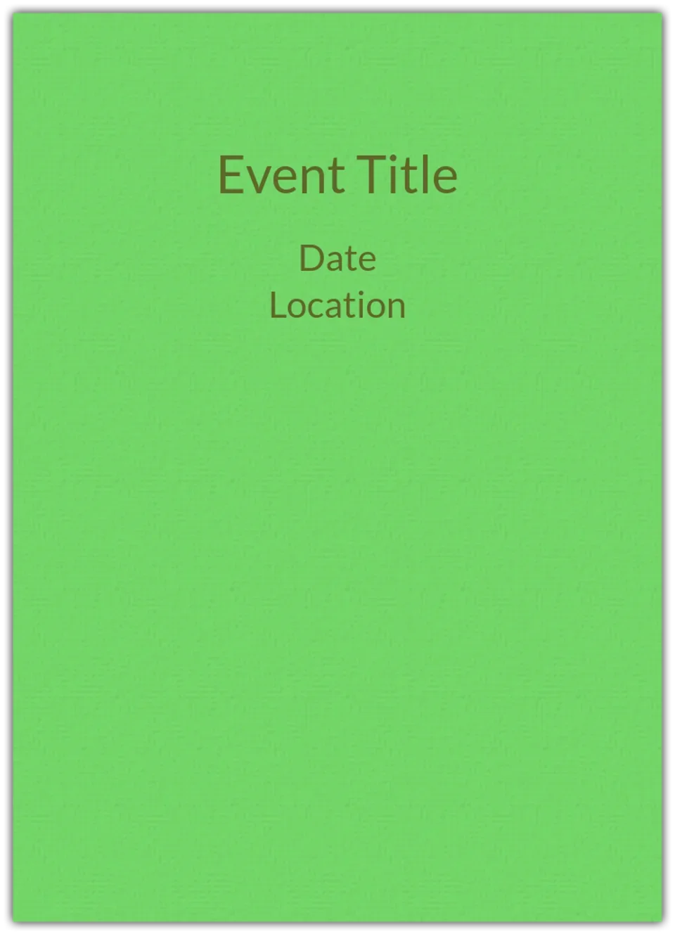 Light Green card image