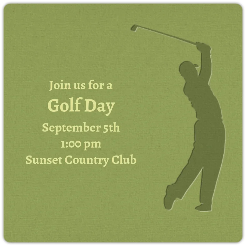 Golf Swing card image