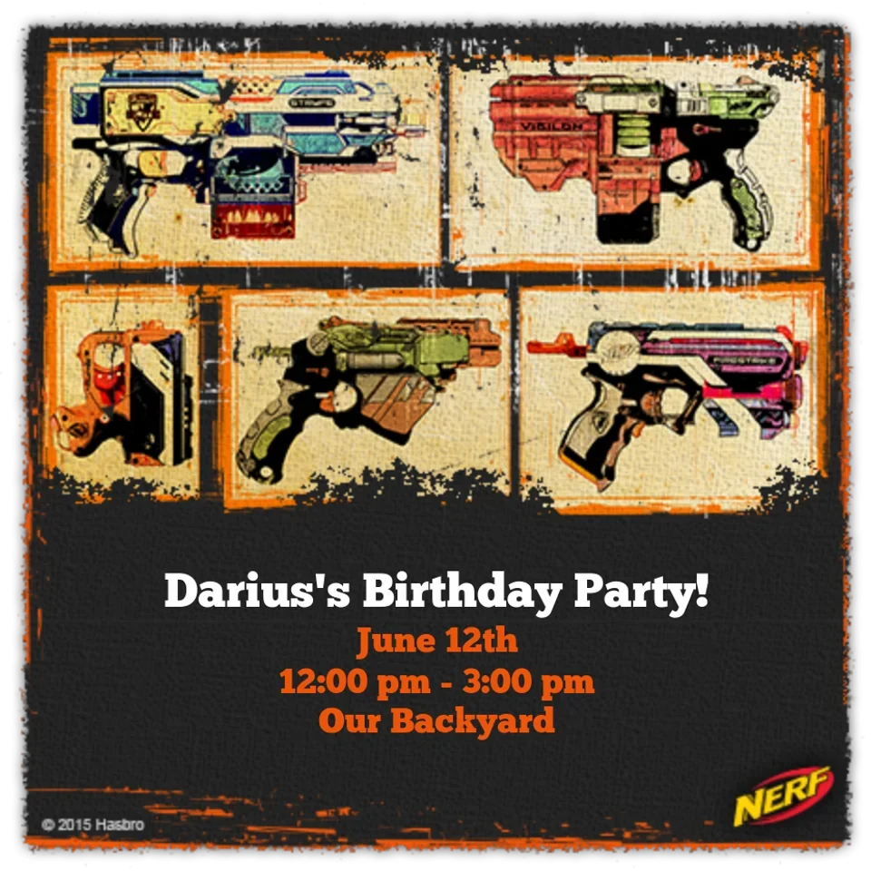 NERF Blasters card image