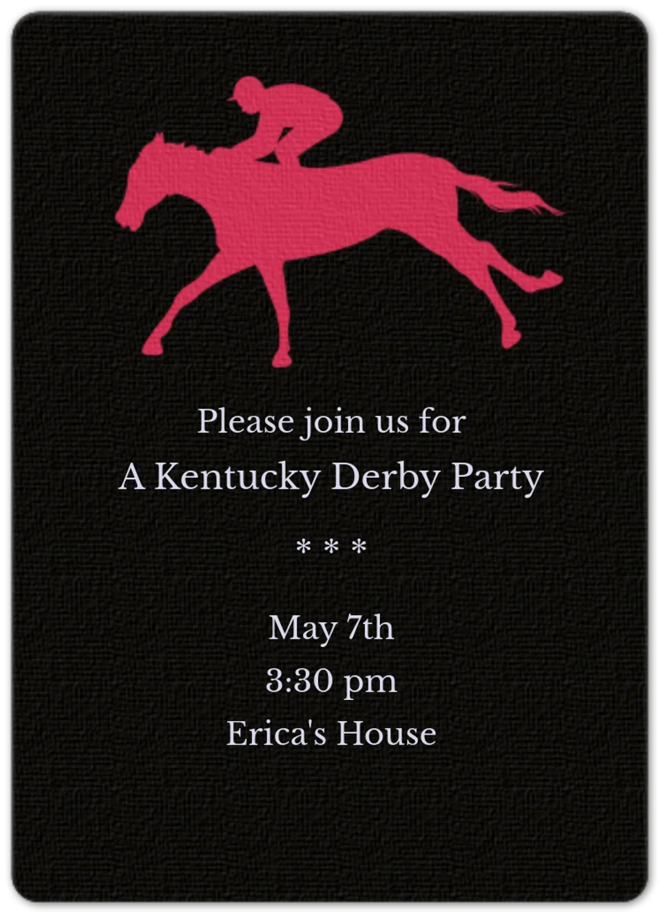 Pink Horse card image