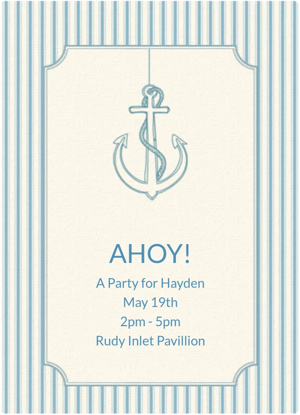 Nautical card image