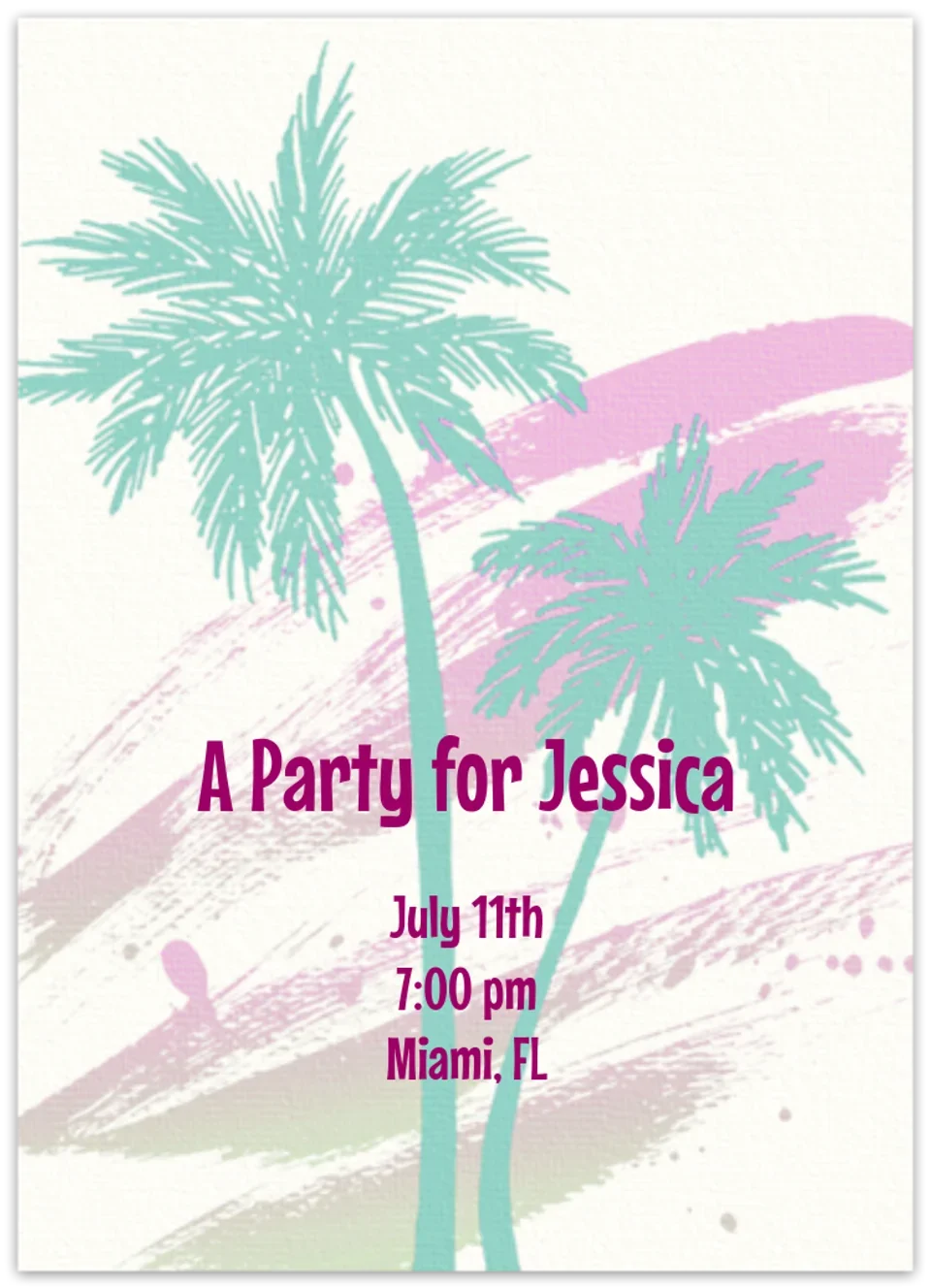 Palm Trees card image