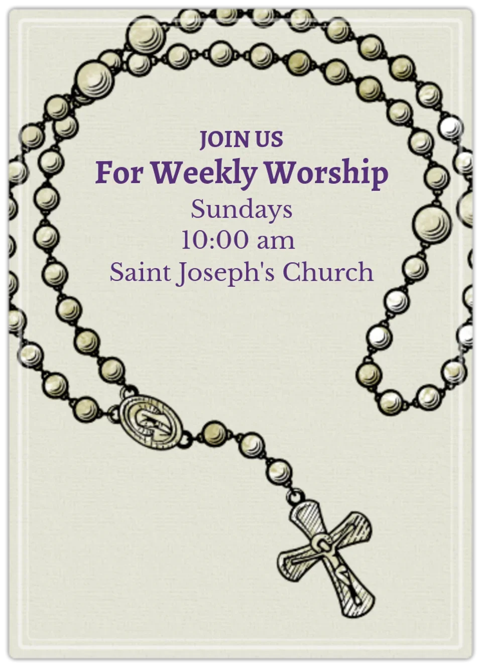 Rosary Beads card image