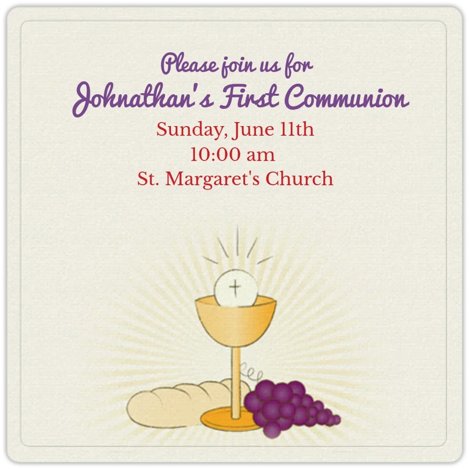 The Eucharist card image