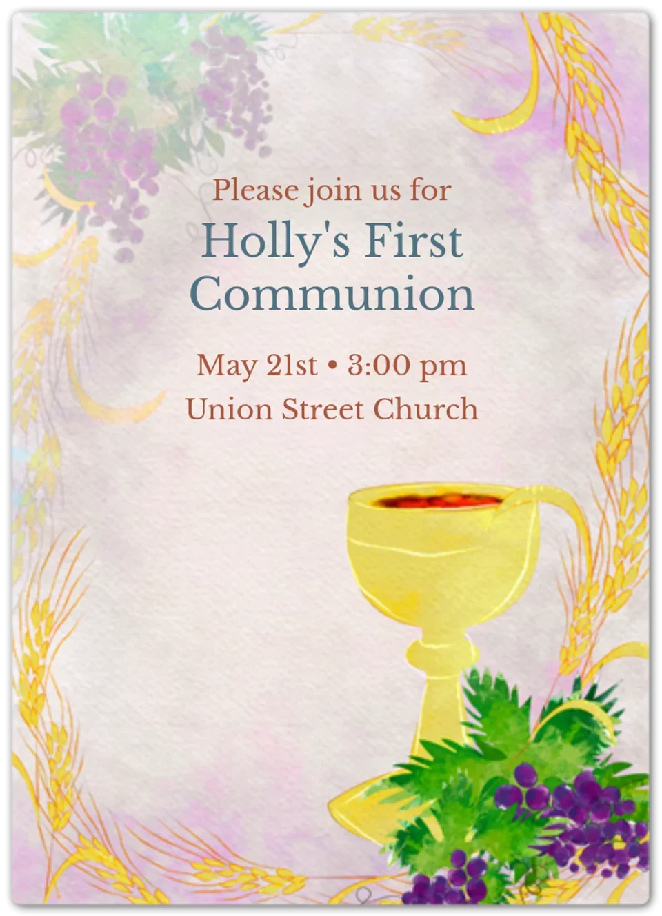 Communion Wine card image