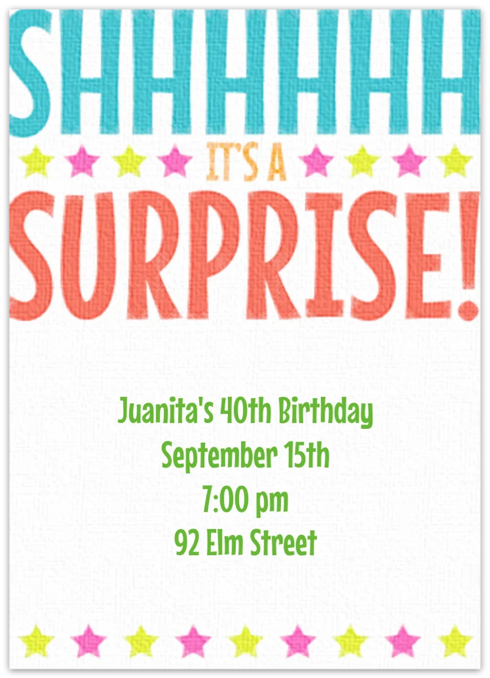 Bright Surprise card image