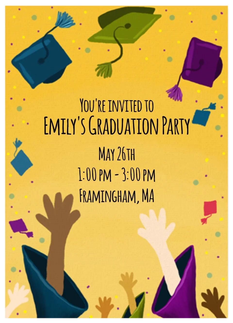 Grad Hat Toss card image