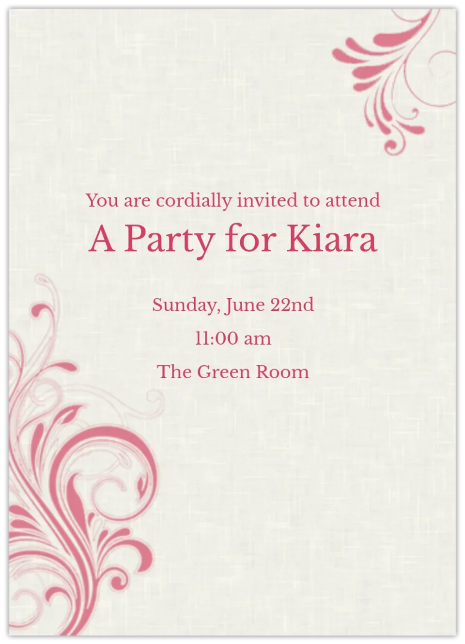 Abstract Swoosh card image